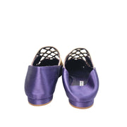 Manolo Blahnik flats with square toe box