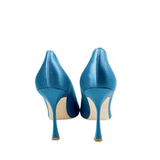 Manolo-Blahnik-high-heels-satin-turquoise-Glamorizta