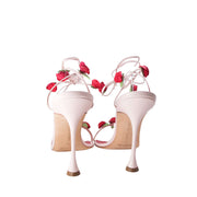 Manolo-Blahnik-high-heel-sandals-pink-lace-up-Glamorizta