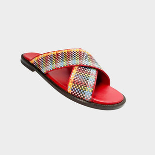 Manolo Blahnik mens sandals slip on
