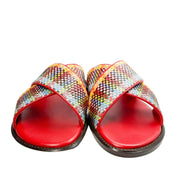 Manolo Blahnik mens sandals slip on