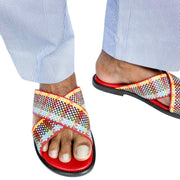 Manolo Blahnik mens sandals slip on