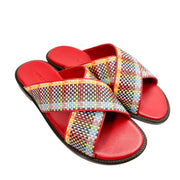 Manolo Blahnik mens sandals slip on