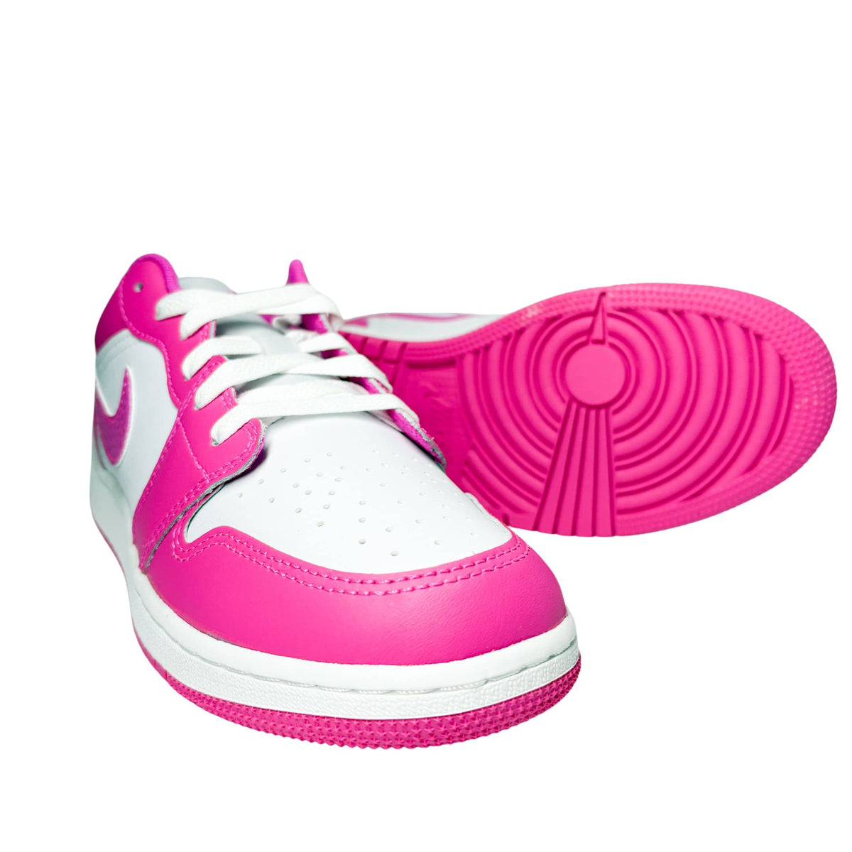 Nike Air Jordan 1 Low pink and white for woman