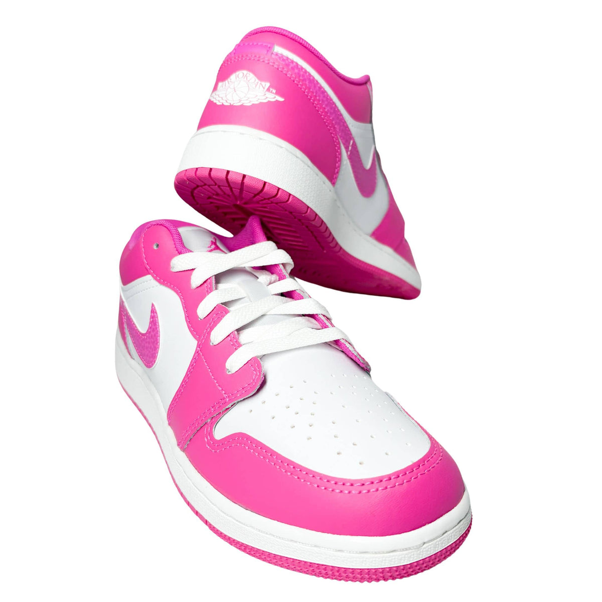 Nike Air Jordan 1 Low pink and white for woman