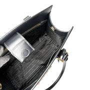 Prada Saffiano top-handle bag in black