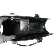 Prada Saffiano top-handle bag in black