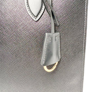 Prada Saffiano top-handle bag in black