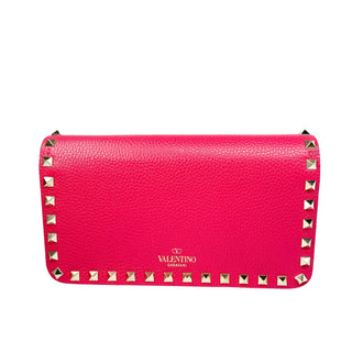 Valentino rockstud Clutch with chain strap