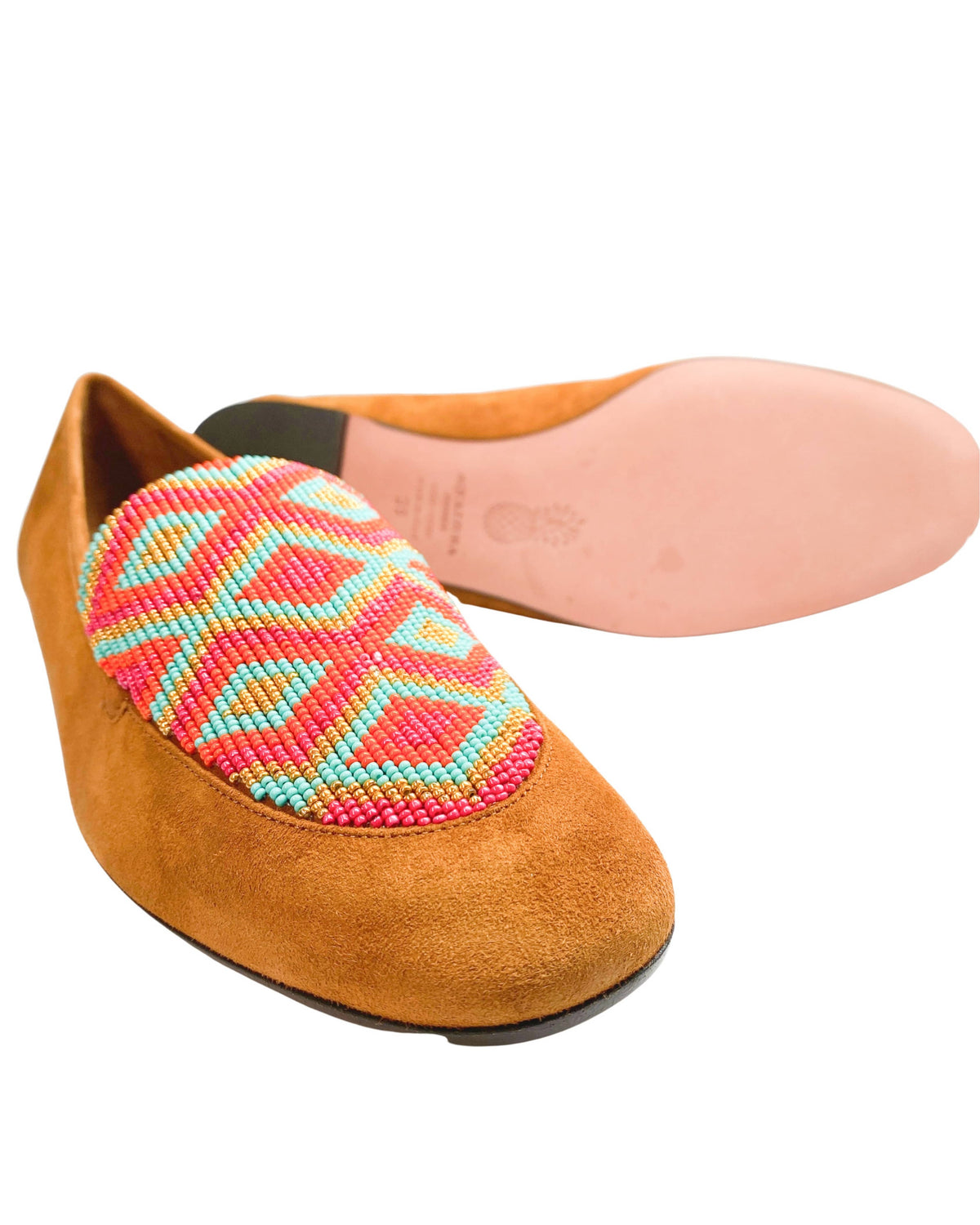Sole of Aquazzura Masal loafers with sleek silhouette