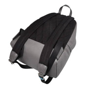 Back view of Burberry Abbeydale backpack in grey
