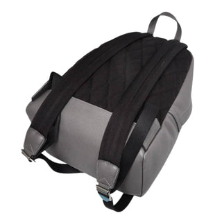 Back view of Burberry Abbeydale backpack in grey