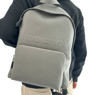 Burberry Abbeydale backpack worn by model