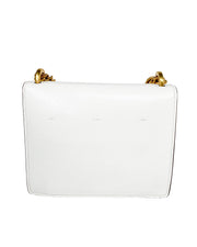 Back view of Fendi Kan U shoulder bag in white with clean design