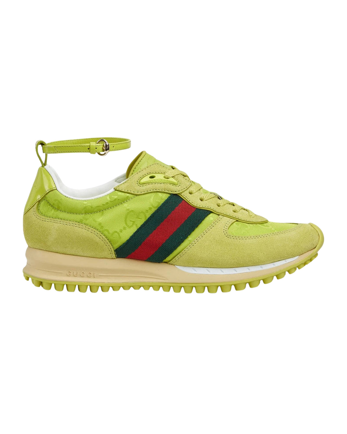 Gucci Re-Motion pistachio sneakers side view