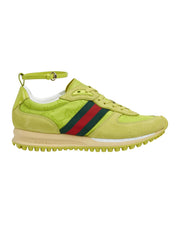 Gucci Re-Motion pistachio sneakers side view