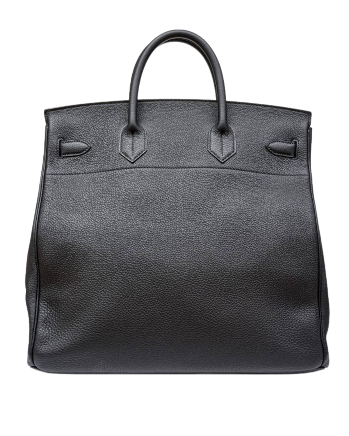 Designer Hermès HAC 40 handbag in black Togo leather with palladium hardware – luxury Hermès bag South Africa