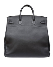 Designer Hermès HAC 40 handbag in black Togo leather with palladium hardware – luxury Hermès bag South Africa