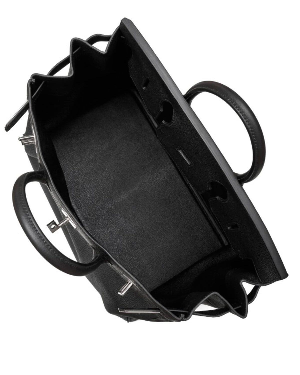 Luxury Hermès HAC 40 handbag in black Togo leather with palladium hardware – exclusive designer bag at Glamorizta South Africa