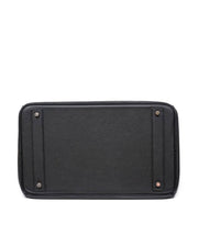 Hermès HAC 40 bag in black Togo leather with palladium hardware – premium luxury handbag at Glamorizta South Africa