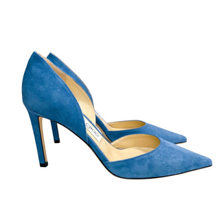 Jimmy Choo Darylin 85 Heels side view showcasing elegant silhouette and sculpted heel