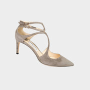 Jimmy Choo Lancer 65 in grey suede luxury designer heels South Africa