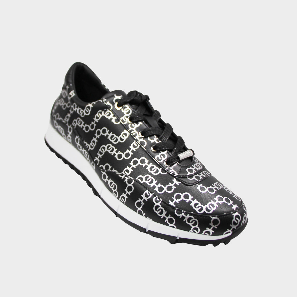 Jimmy Choo Monza trainers front view luxury designer sneakers