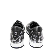 Back view of Jimmy Choo Monza trainers with sleek modern design