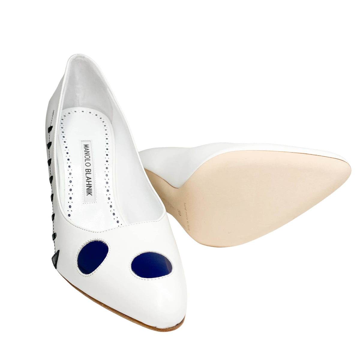 Sole of Manolo Blahnik Sidonia heels buy in South Africa at Glamorizta