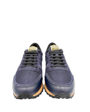 Luxury Valentino Rockrunner sneakers in Night and Marine with athletic-inspired silhouette and refined craftsmanship