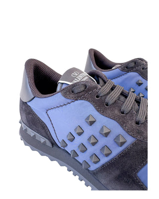 Close-up of Valentino Rockrunner camouflage-style panel construction