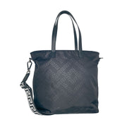 Back view of Versace Nylon Bag highlighting refined structure, durable nylon finish, and luxury detailing from Glamorizta.